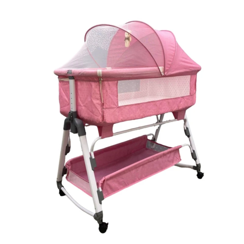 Детская колыбель AZR624, розовая Детская колыбель AZR624, розовая
