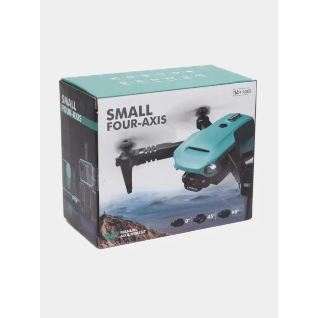 Квадрокоптер игрушечный, голубой/черный