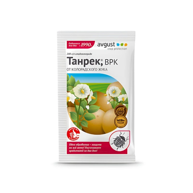 Инсектицид Avgust Танрек против Колорадского жука, 1 мл Инсектицид Avgust Танрек против Колорадского жука, 1 мл