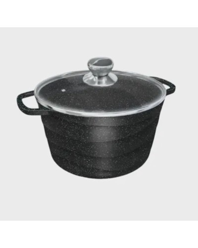 Qab-qacaq dəsti Burner Qranit, qranit, qara, 12 parça