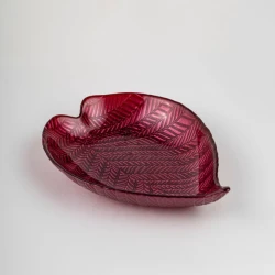 Менажница Egels Home, стекло, красная, 22 см