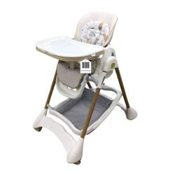 Стульчик для кормления Kidilo VL-KIDS-123, 3+ мес, бежевый