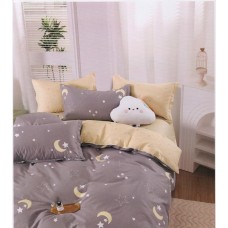 Uşaq yataq dəsti First Home ET-1345, yorğan üzü 160x220 sm, mələfə 160x240 sm, yastıq üzü 50x70 sm, birnəfərlik, sarı/qəhvəyi
