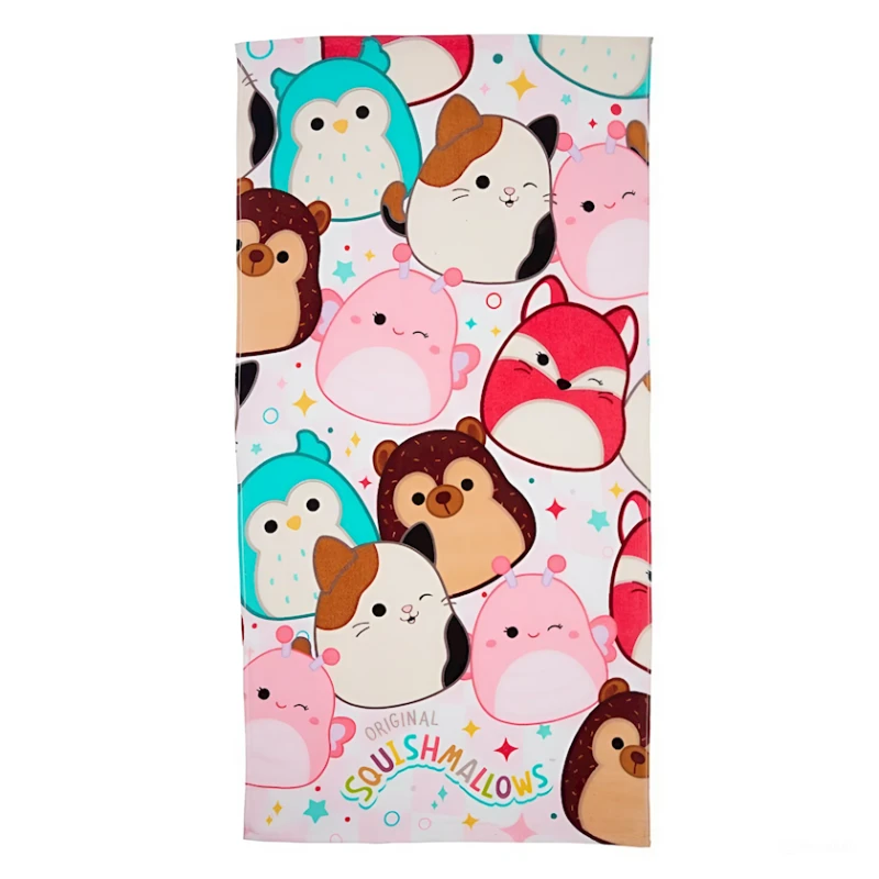 Полотенце детское для девочек JYSK Squishmallows 2346300, 70x140 см, хлопок, разноцветное Полотенце детское для девочек JYSK Squishmallows 2346300, 70x140 см, хлопок, разноцветное