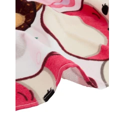Полотенце детское для девочек JYSK Squishmallows 2346300, 70x140 см, хлопок, разноцветное