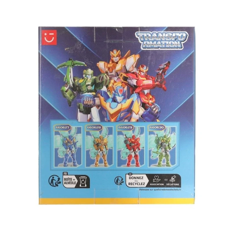 Трансформер Miniso 660627, синий, 12x10.5x7.5 см, 3+ года