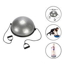 Balans topu tutacaqlı WS0629, boz, 46 sm