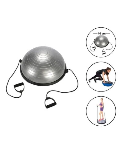 Balans topu tutacaqlı WS0629, boz, 46 sm