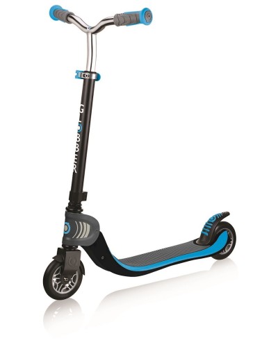 Qatlanan Samokat Globber Foldable Flow 125, yeniyetmələr üçün, maksimal çəki 50kq, qara-göy