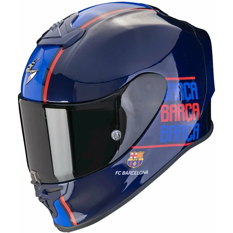 Motosiklet dəbilqəsi Scorpion EXO-R1 Evo Air FC Barcelona Blue, ölçü L