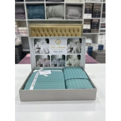 Комплект постельного белья MiraNova FS-613, простыня 250х250 см, пододеяльник 200х220 см, наволочки 50х70 см, двуспальный, хлопок