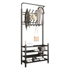 Rəfli asılqan NH-77A88A, 65x190 sm, metal, qara