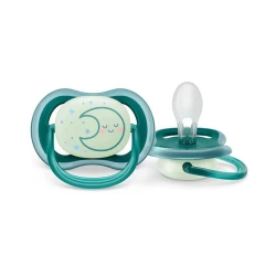 Пустышка Philips AVENT Ultra Air Nighttime SCF377/02, 6-18 мес, силикон