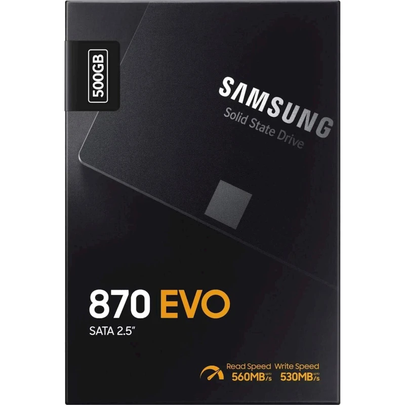 SSD yığıcı Samsung 500GB 870 EVO SATA III 2.5