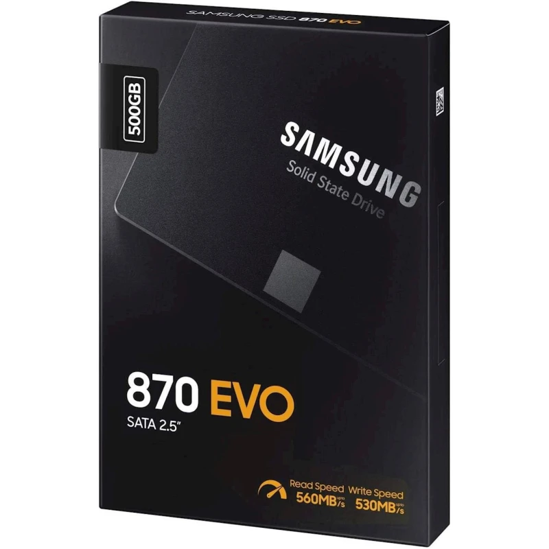 SSD yığıcı Samsung 500GB 870 EVO SATA III 2.5