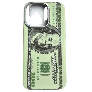 Çexol iPhone 15 pro, iPhone 15 pro max üçün, dollar şəkilli