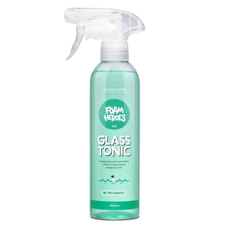 Şüşələr üçün universal təmizləyici Foam Heroes Glass Tonic FHB008, 500 ml Şüşələr üçün universal təmizləyici Foam Heroes Glass Tonic FHB008, 500 ml