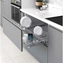 Altlıq Starax S-2032-C, 70 sm, 68x52x18.5 sm, alüminium, gümüşü