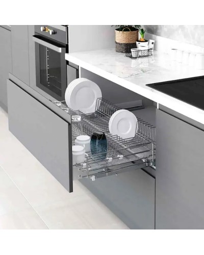 Altlıq Starax S-2032-C, 70 sm, 68x52x18.5 sm, alüminium, gümüşü