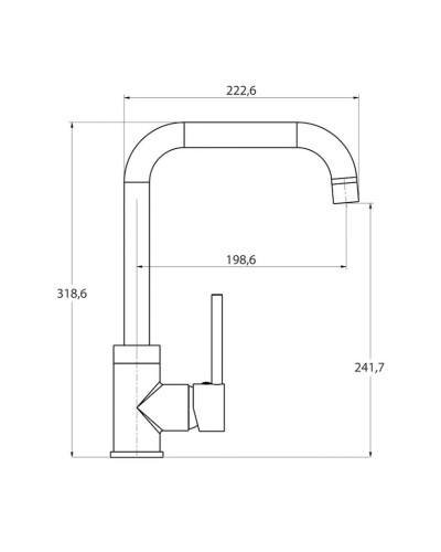 Qarışdırıcı Aquasanita Mirrus 5063-111