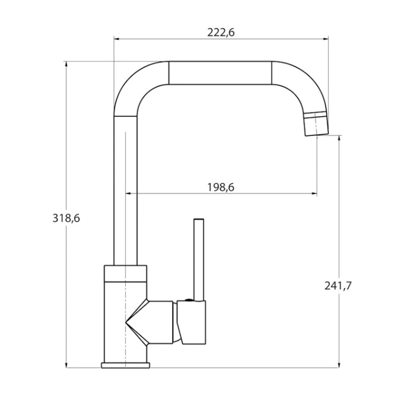 Qarışdırıcı Aquasanita Mirrus 5063-111