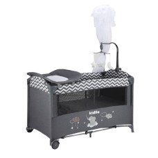Manej-çarpayı Kidilo T-701L, boz