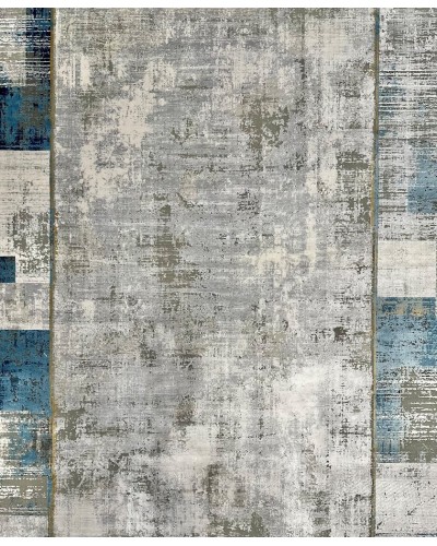 Xalça Natural halı nth_M426B 230x160 sm, akril/viskoz, boz