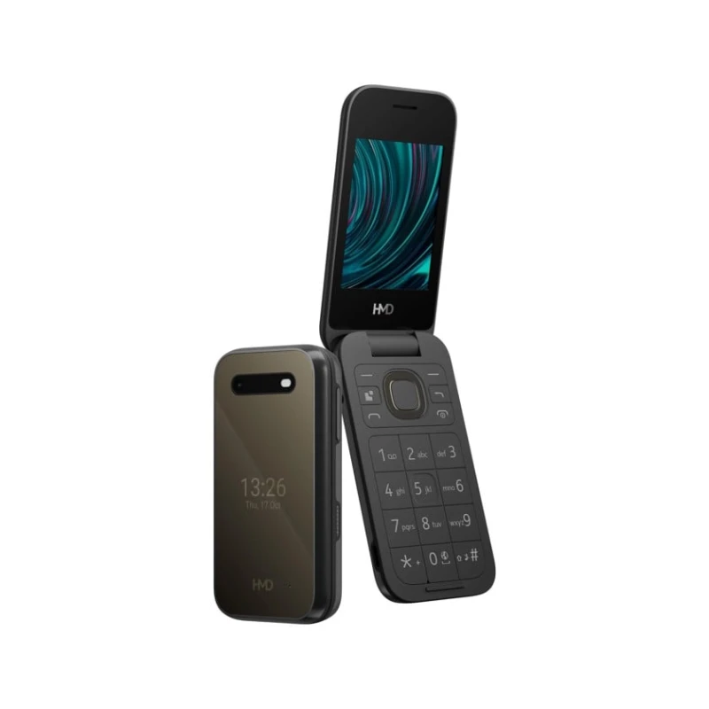 Mobil telefon HMD 2660 Flip Black Mobil telefon HMD 2660 Flip Black