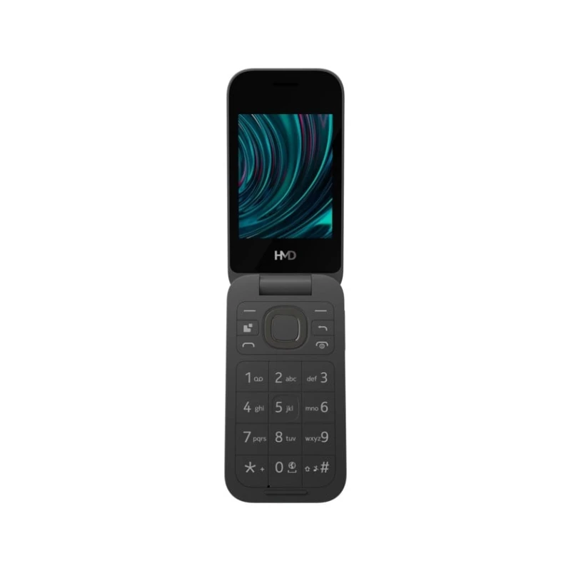 Mobil telefon HMD 2660 Flip Black Mobil telefon HMD 2660 Flip Black
