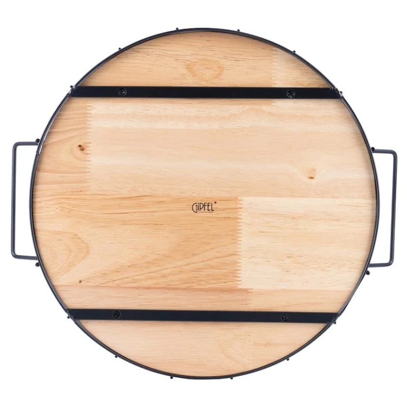 Поднос Gipfel 52184, 35х14 см, сталь/дерево, светло-коричневый Поднос Gipfel 52184, 35х14 см, сталь/дерево, светло-коричневый