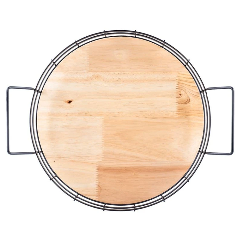 Поднос Gipfel 52184, 35х14 см, сталь/дерево, светло-коричневый Поднос Gipfel 52184, 35х14 см, сталь/дерево, светло-коричневый