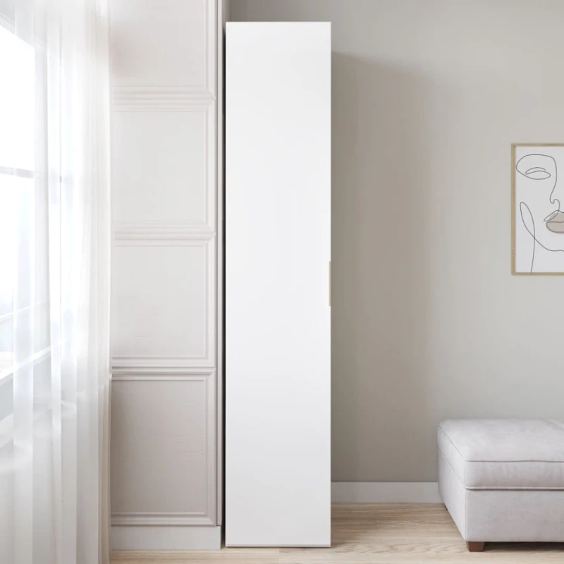 Шкаф Art Mebel 6, 210x50x45 см, ламинат, белый Шкаф Art Mebel 6, 210x50x45 см, ламинат, белый