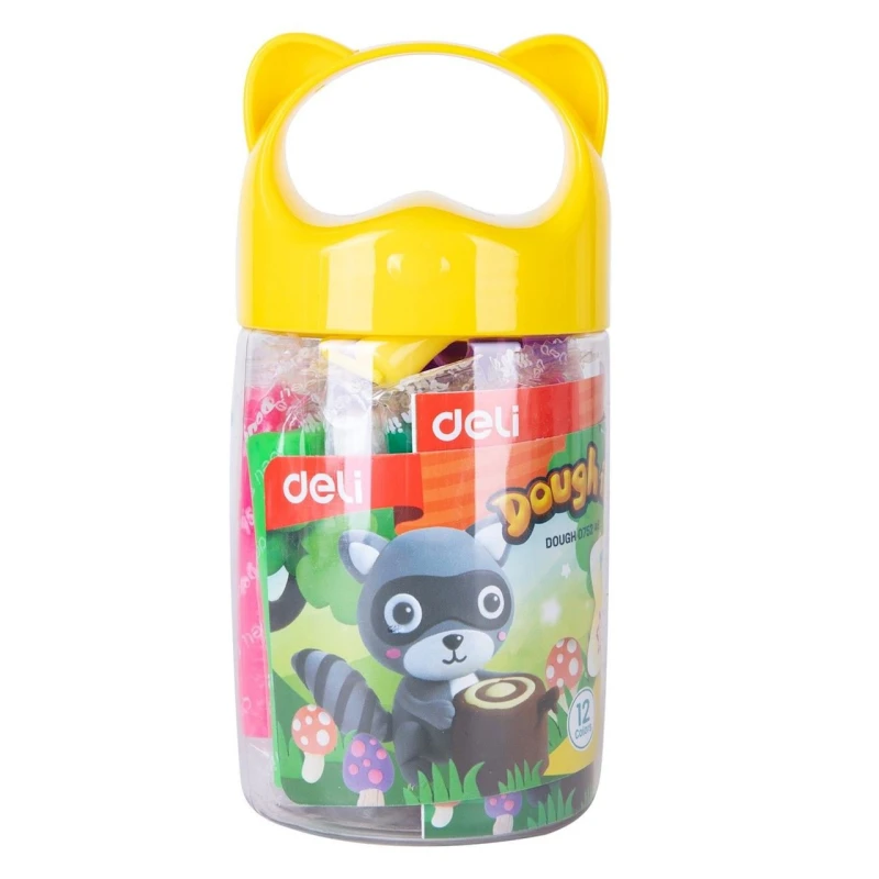Пластилин Deli D75246, 12 цветов Пластилин Deli D75246, 12 цветов