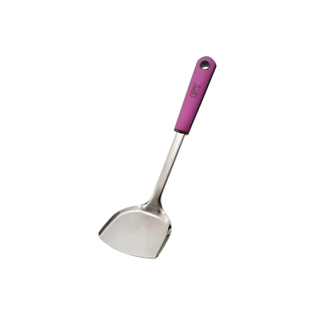Лопатка Gipfel Omega 2054, 33.5x9.3 см, нержавеющая сталь/пластик, фиолетовая/серебристая Лопатка Gipfel Omega 2054, 33.5x9.3 см, нержавеющая сталь/пластик, фиолетовая/серебристая