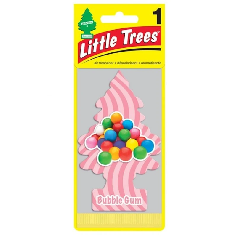 Ароматизатор для автомобиля Little Trees Bubble Gum, 1 шт Ароматизатор для автомобиля Little Trees Bubble Gum, 1 шт