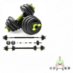 Набор гантелей, штанги и гири 655334441, 7.5 x 7.5 кг