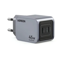 Сетевое зарядное устройство Ugreen Nexode Pro X707 45W, Серый Сетевое зарядное устройство Ugreen Nexode Pro X707 45W, Серый