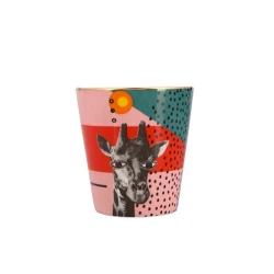 Stəkan Porland Wild Life Giraffe 04ALM005258, farfor, rəngbərəng, 320 ml