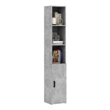Stellaj 3563_StellajBookGrey, 178х30х30 sm, LDSP, boz