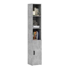 Stellaj 3563_StellajBookGrey, 178х30х30 sm, LDSP, boz
