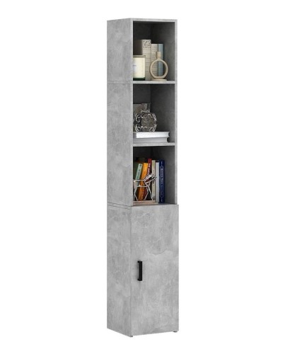 Stellaj 3563_StellajBookGrey, 178х30х30 sm, LDSP, boz