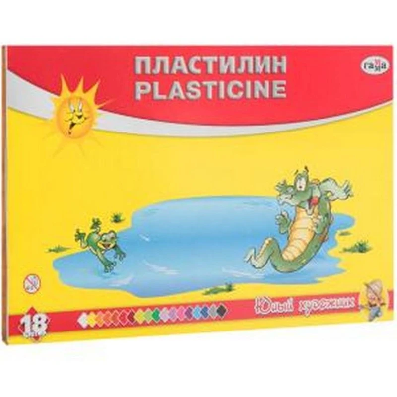Пластилин Гамма Юный художник, 18 цветов, 252г Пластилин Гамма Юный художник, 18 цветов, 252г