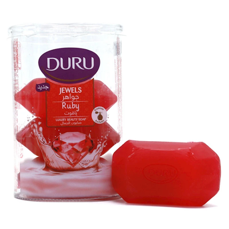 Туалетное мыло Duru Jewels Ruby 100 г, 4 шт Туалетное мыло Duru Jewels Ruby 100 г, 4 шт