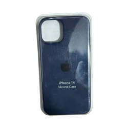 Чехол для Apple iPhone 14, силикон, темно-синий