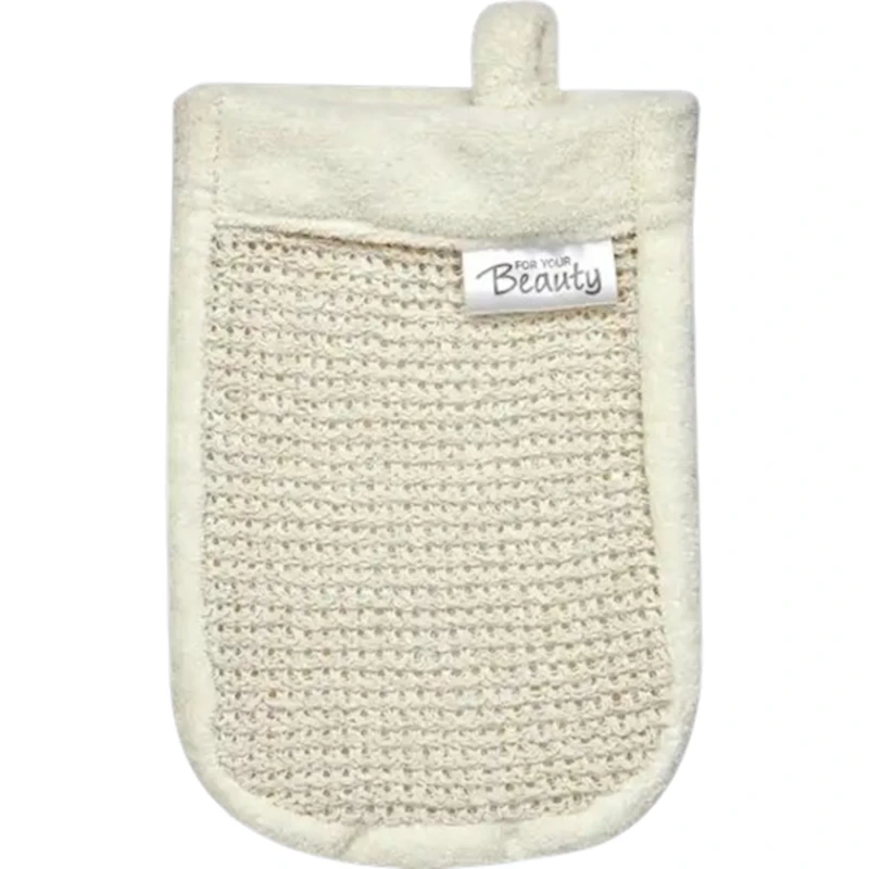 Мочалка-перчатка For Your Beauty, белая Мочалка-перчатка For Your Beauty, белая