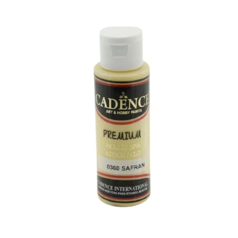Декоративная акриловая краска Cadence Premium Acrylic Paint 0360 Saffron, 70 мл