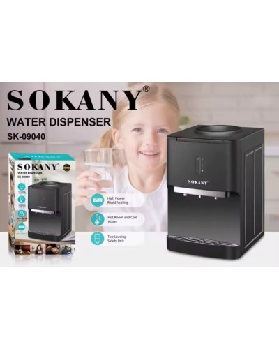 Su dispenseri Sokany SK-090403, qara/gümüşü, 60х33х36 sm