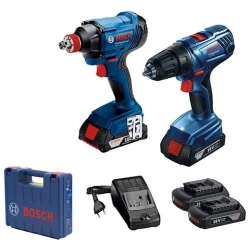 Аккумуляторный набор Bosch гайковерт GDX 180-LI + шуруповерт GSR 180-LI (06019G5222) Аккумуляторный набор Bosch гайковерт GDX 180-LI + шуруповерт GSR 180-LI (06019G5222)