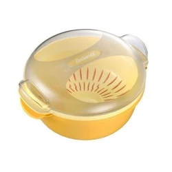Mikrodalğalı soba üçün konteyner Bama Cooky Yellow Pot, 25x12.5 sm, plastik, sarı