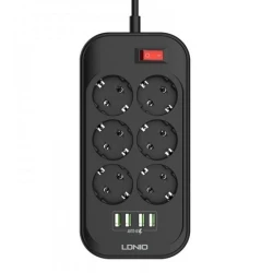 Şəbəkə filtri LDNIO Defender Series 6 Socket (SE6403)